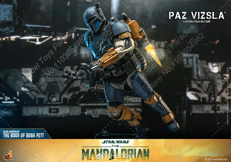 HOTTOYS HT TMS097 1/6 Men Soldier Star Wars The Mandalorian Paz Vizsla Full Set 12inch Action Figure Collectible Toys Gifts