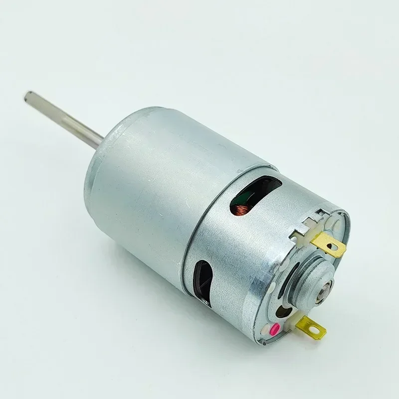 775 Carbon brush motor DC 24V long axis /D axis Low speed/high torque/quiet