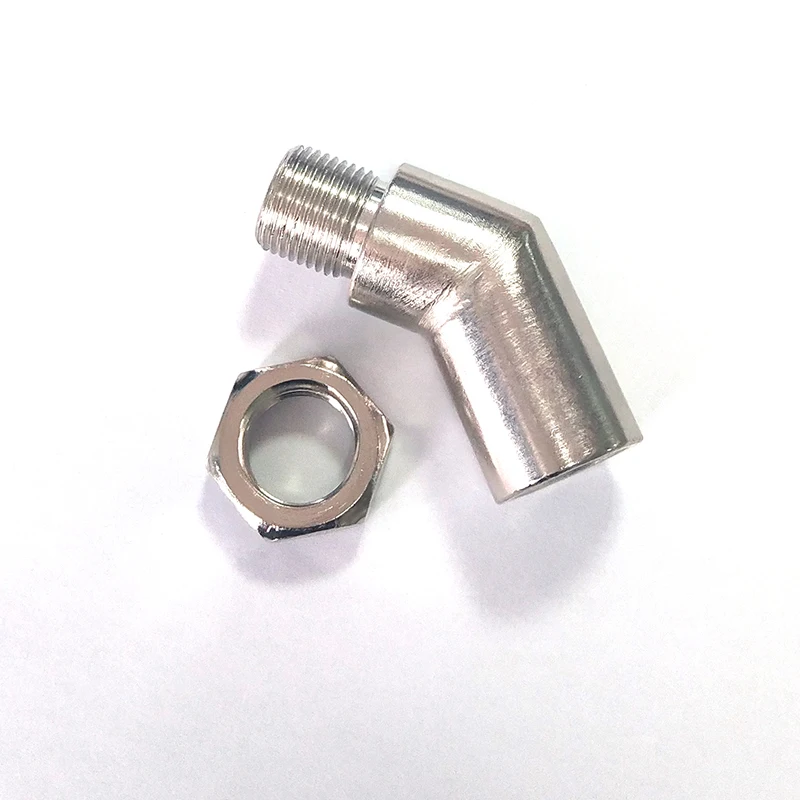 Universal O2 Sensor Extender Exhaust Pipe Joint 135 Degree Oxygen Sensor Spacer Extension Connector