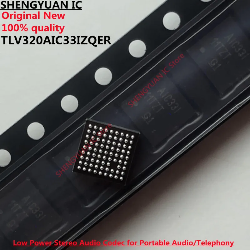 2Pcs TLV320AIC33IZQER AIC33I AIC331 BGA80 TLV320AIC33IZQE TLV320AIC33I  Audio Codec 100% new imported original 100% quality