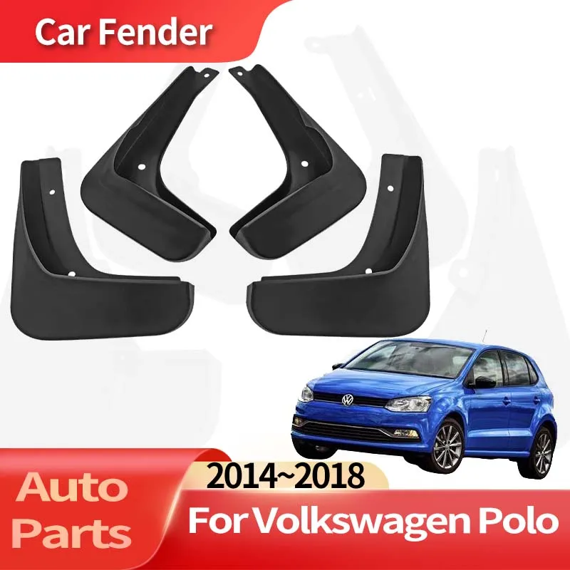 

Auto Accessories For Volkswagen Polo 2014~2018 Lining Fender Anti-sand Splash Mud Guard Skin Punch-free Installation Car Tools
