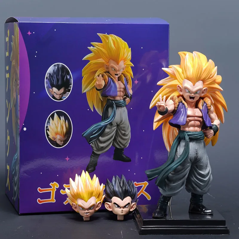 

Gotenks Action Figure Dragon Ball Z Figurine Son Goten Model 22cm Anime DBZ Trunks Figuras Ornament GK Statue Gift for Kids