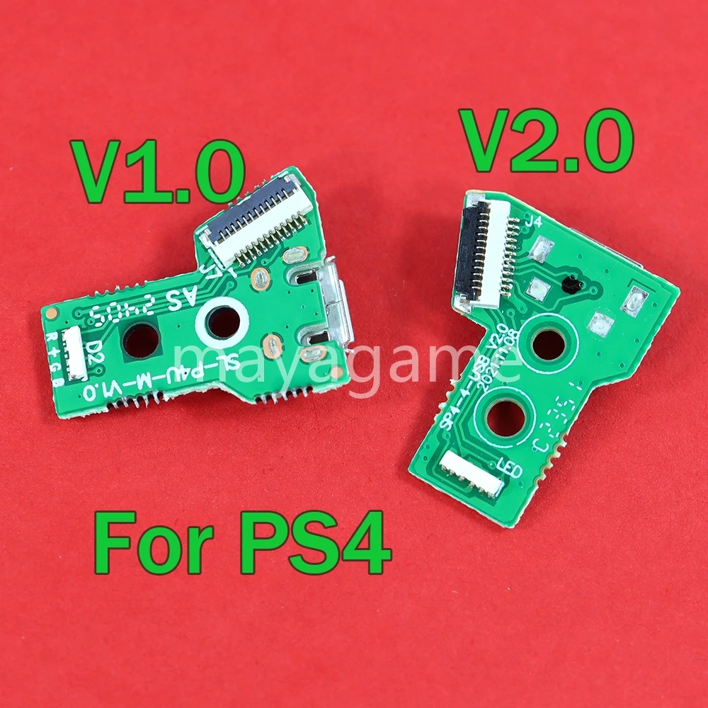 50pcs For PS4 Connector V1 V2 USB Charging Port Socket Circuit Board For PS4 Controller Accessories