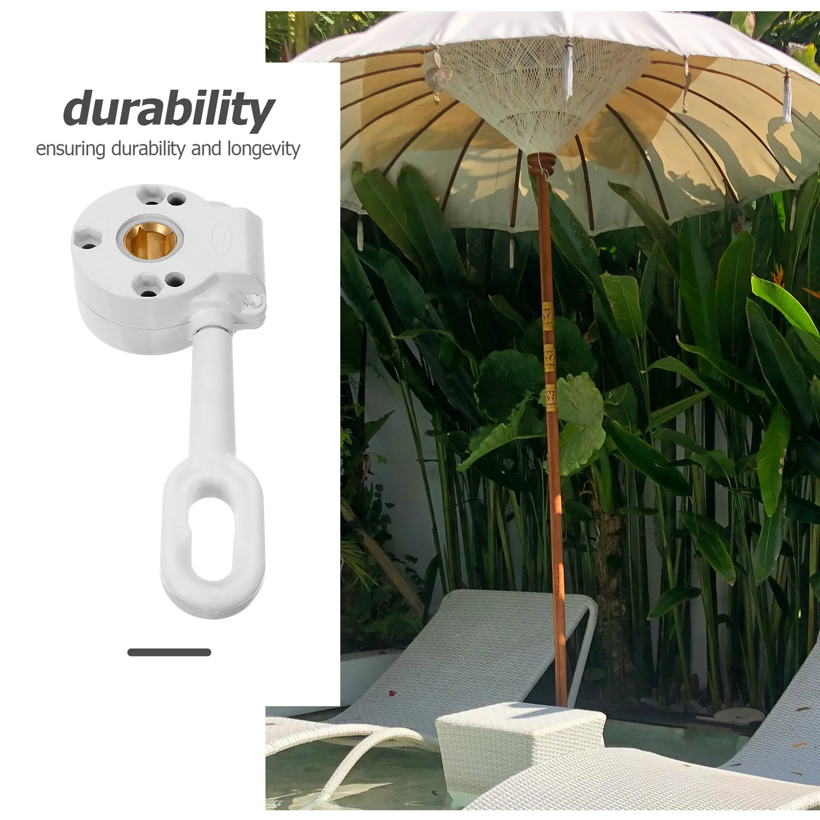 أداة تحريك قابلة للاستبدال لمظلات قابلة للسحب ملحقات جزء ظلة خارجية