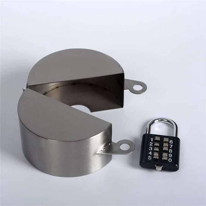 نظام قفل الصنبور الخارجي لغطاء الصنبور من LICG - جهاز قفل صمام البوابة - يمنع سرقة الماء عن طريق الغطاء وقفل برمز الرمز، إيقاف Unautu