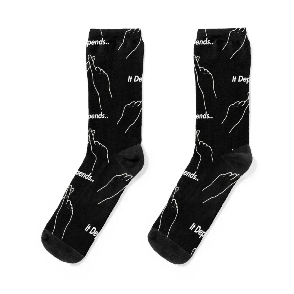

It Depends Socks winter thermal happy set gym Socks Ladies Men's