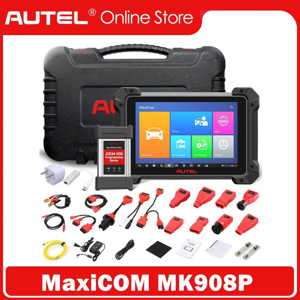 Autel MaxiCOM MK908P (Autel MK908 PRO II) Automotive Full System Diagnostic Tool Support J2534 ECU Programming