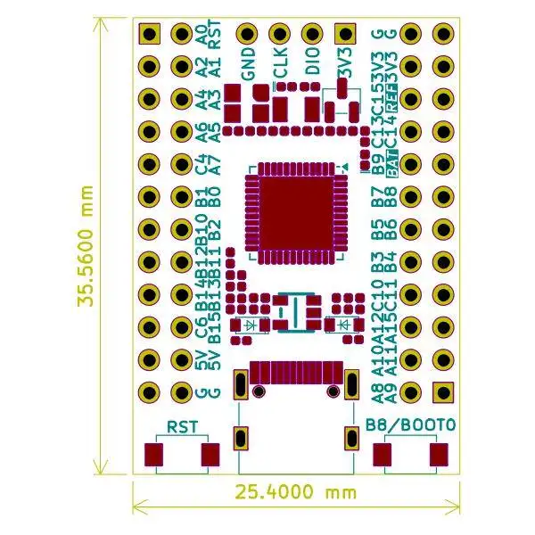 STM32G474CCU6 Development Board Minimum System STM32 Core Board STM32G4 Super STM32G431CBU6