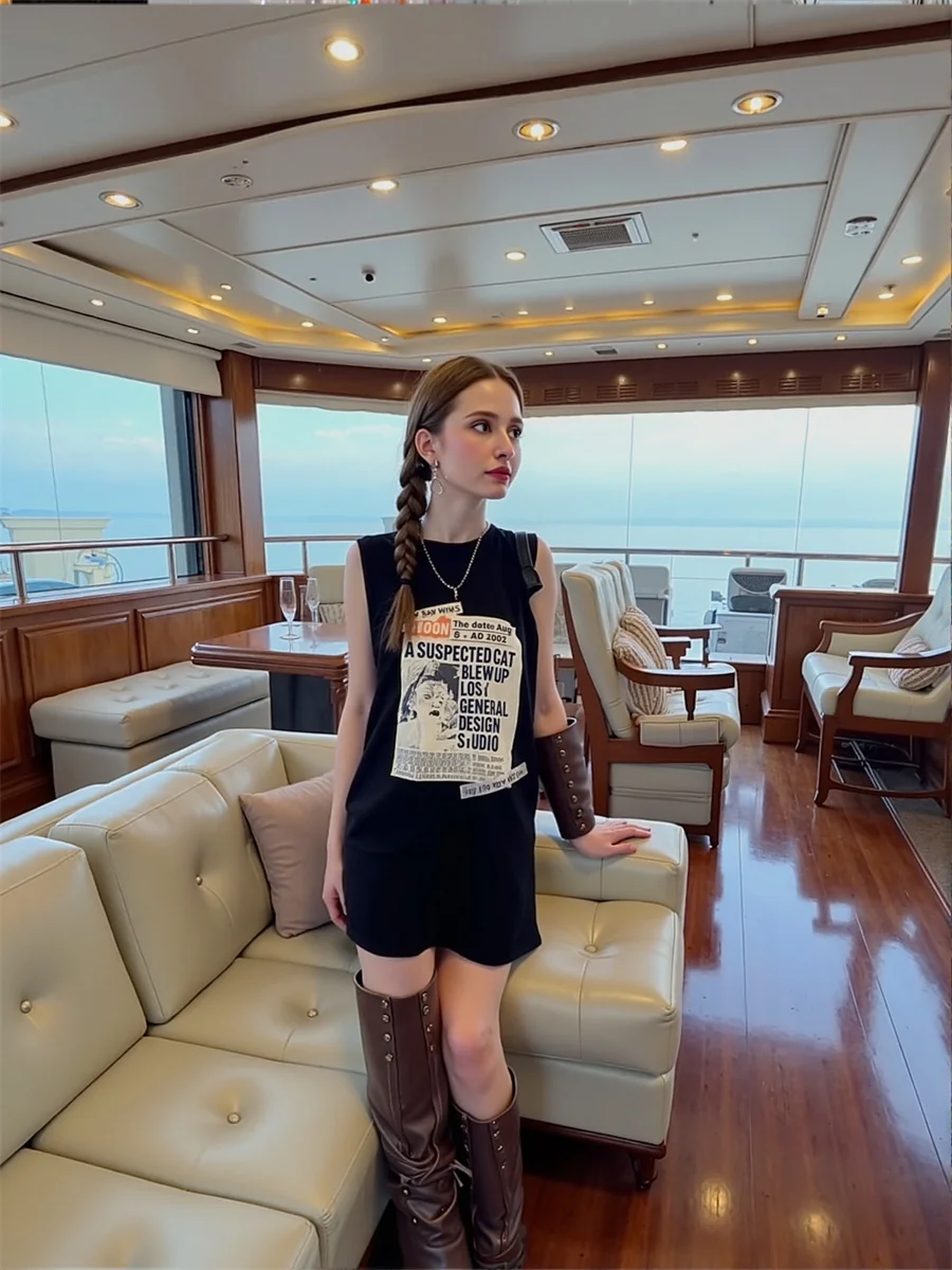 

Женские платья для женщин, тренд 2025, черные аппликации, трапециевидной формы, расклешенные круглые платья, торт, широкий струящийся, качели, женский