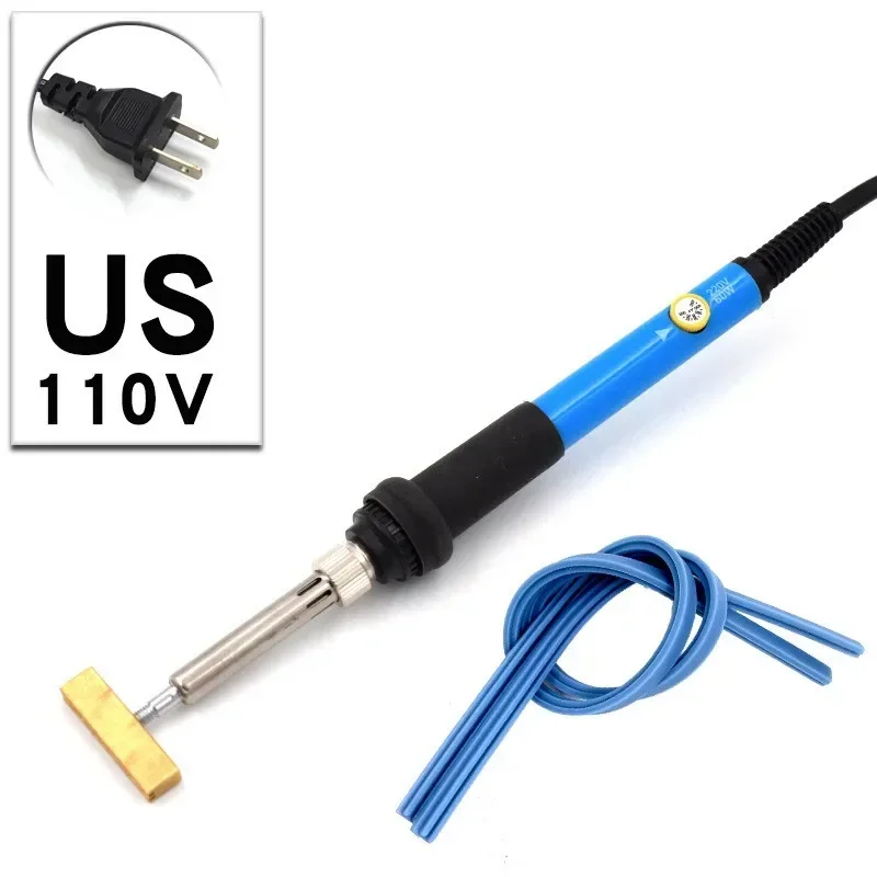 

Quality Practical Solder Kit Soldering Iron 110V-220V Adjustable Temperature Bonding Brass T Head For LCD Display Professional