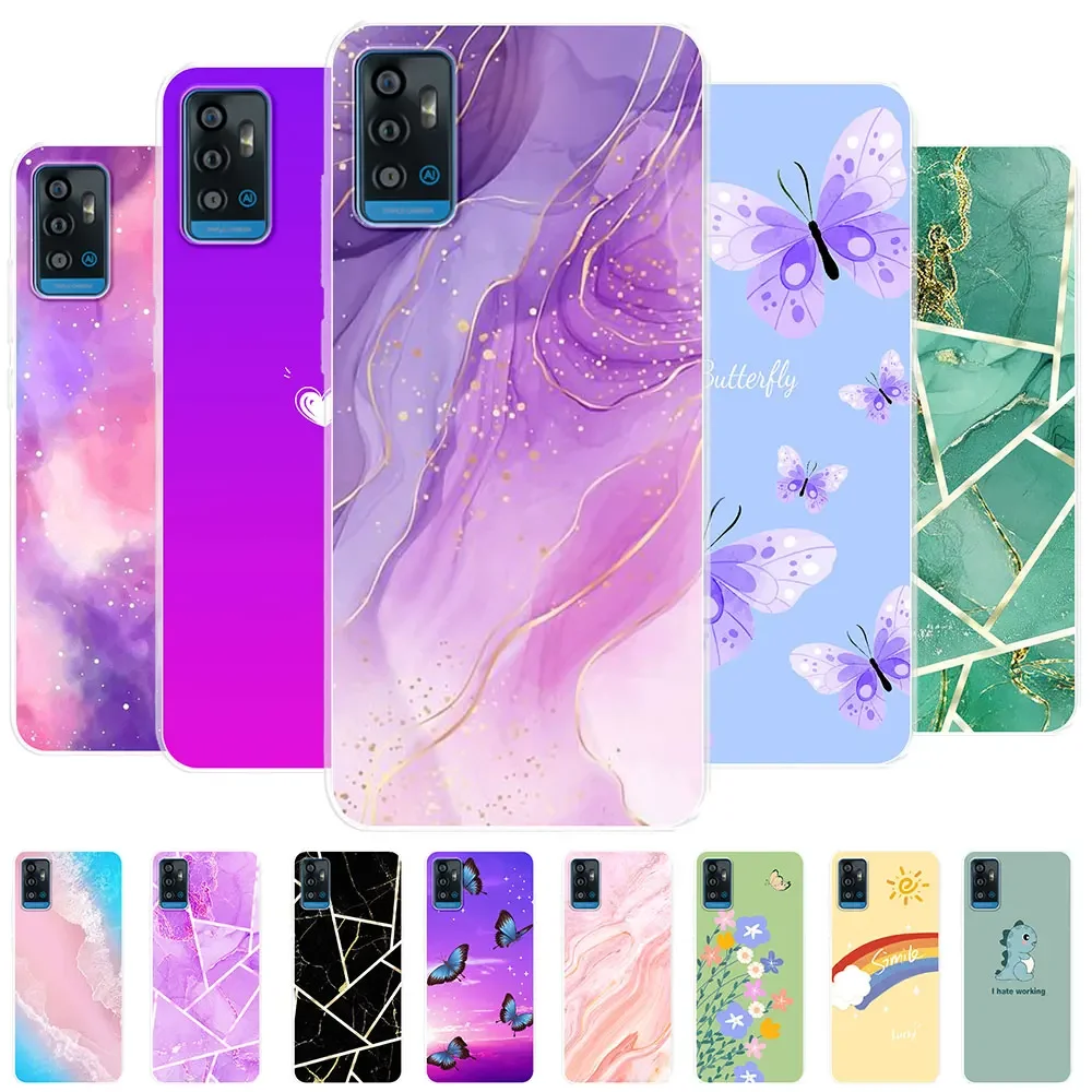 Para ZTE Blade A71 Funda transparente de silicona suave funda protectora de teléfono para ZTE Blade A71 Funda Coque para ZTE A71 A 71 A7030 Funda parachoques