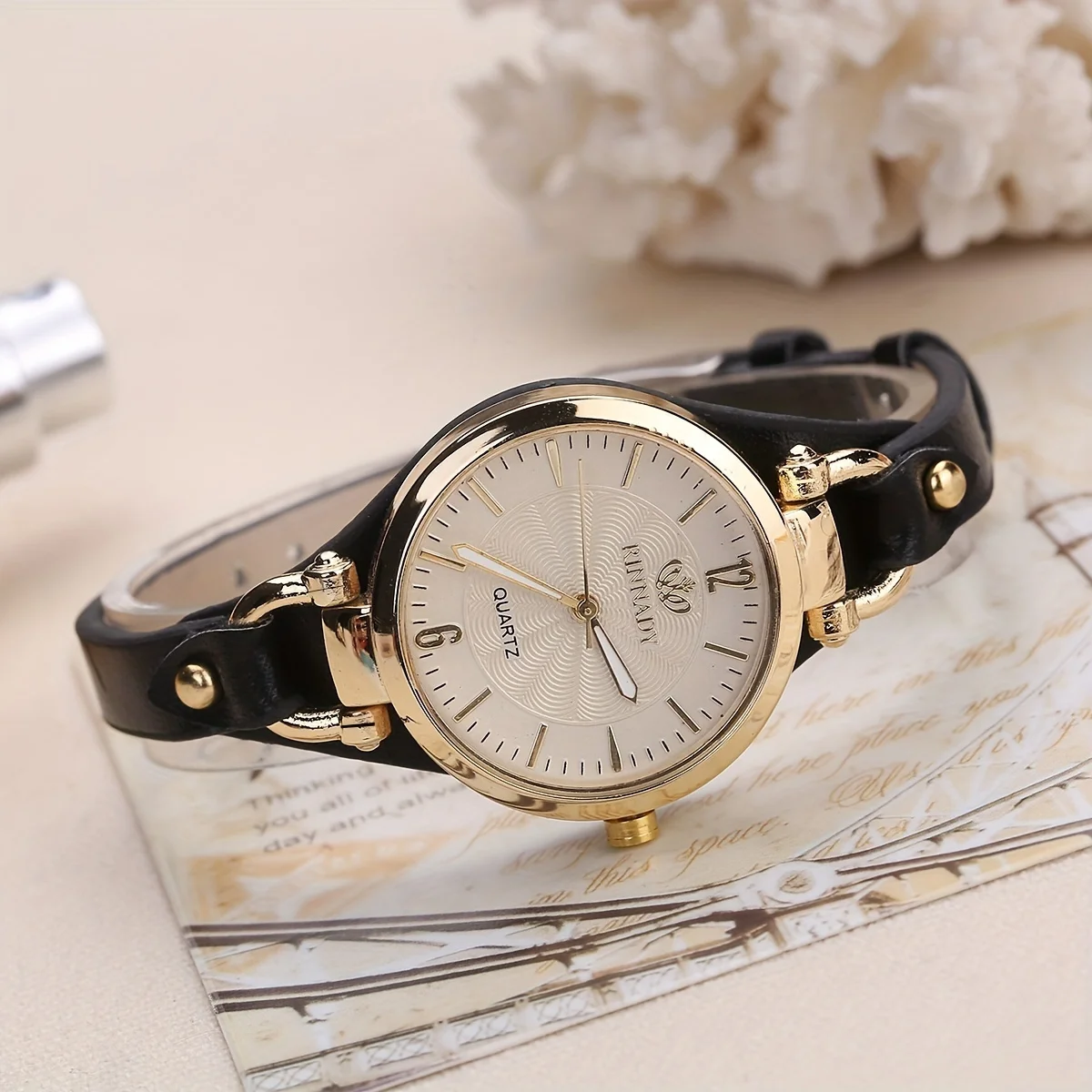 Leather Strap Watch Strap Fashion Ladies Quartz Watch Fancy Women Watches Jewelry Sophisticated And Stylish Women Watch