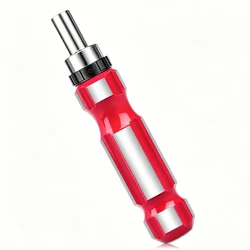 Supporto per punte per cacciavite a cambio rapido attacco esagonale da 1/4 pollici punta magnetica cacciavite a cricchetto impugnatura per chiave a croce piatta Torx