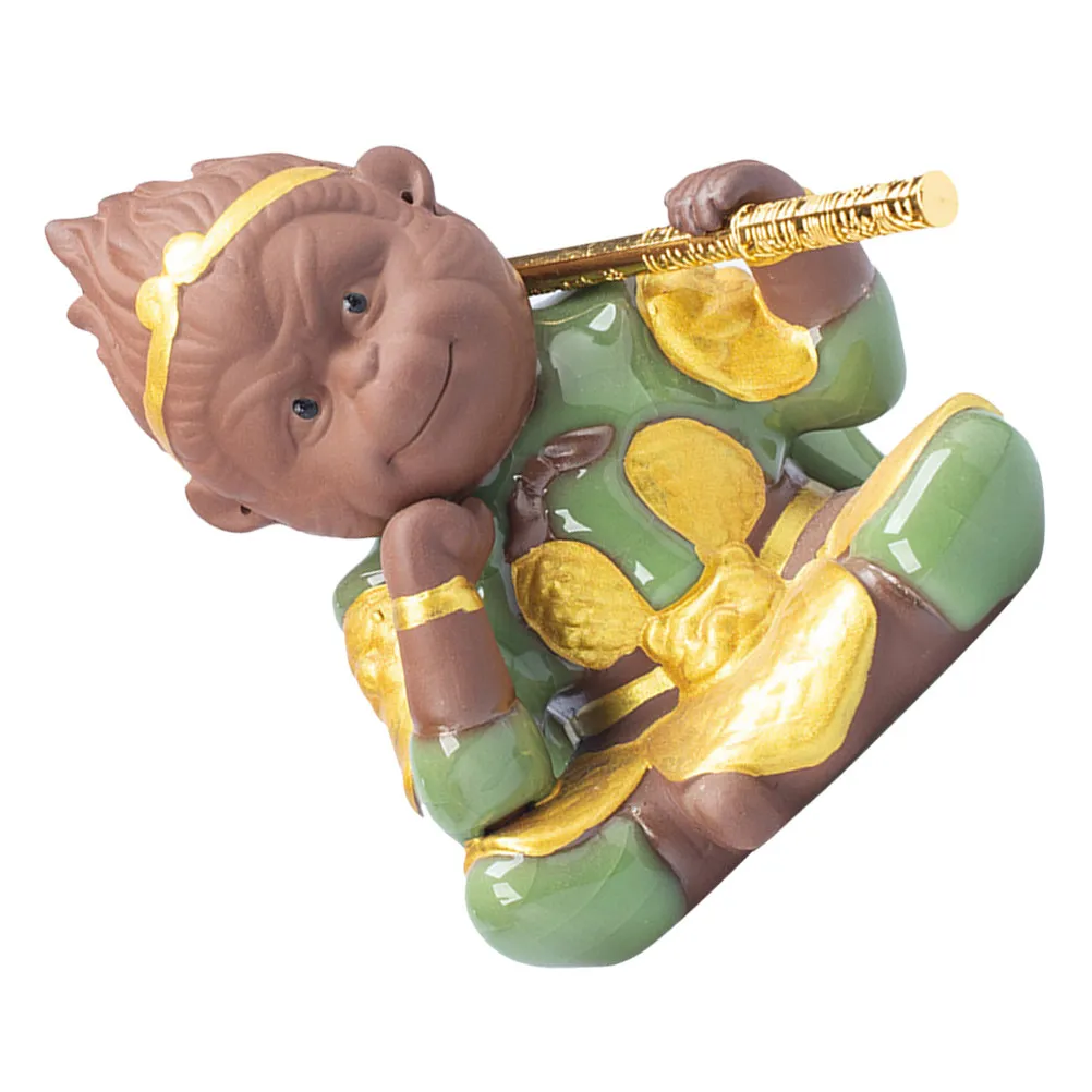 Small Monkey Tea Pet Decoration – Elegant Desktop Ornament for Tea Ceremony & Home Decor