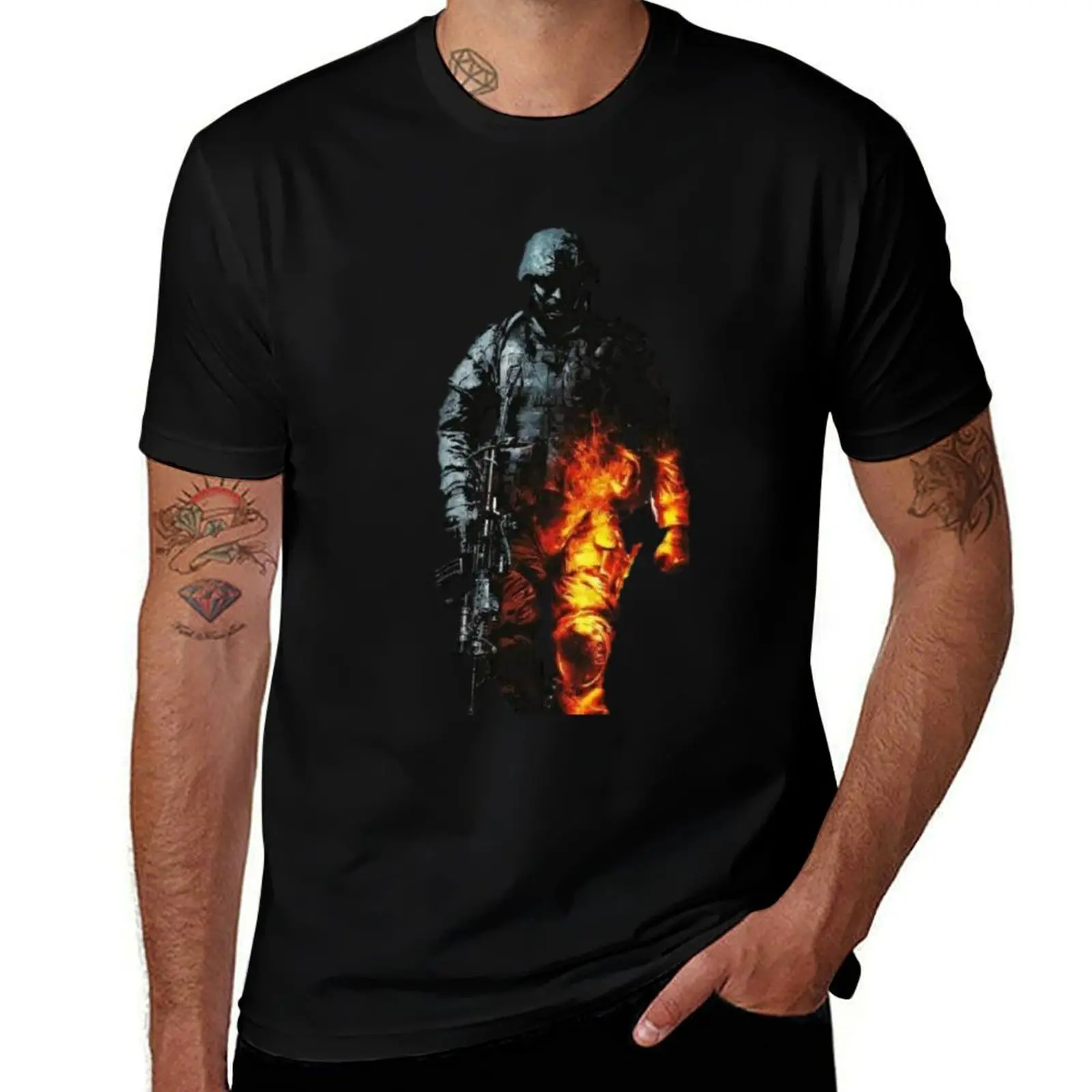 Battlefield 2042 T-Shirt Running Performance Short Sleeve Tee T-Shirt