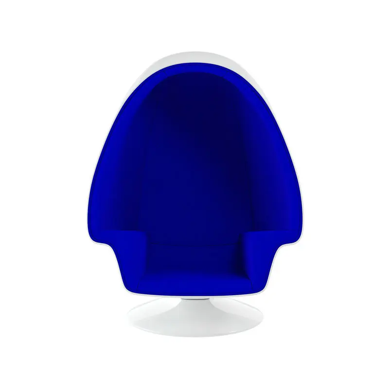 Single bubble chair eggshell chair rotation