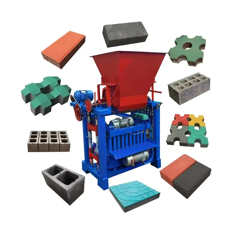 Crusher 4-40 Small Scale Cement Brick Making Machine Concrete Fly Ash Block Machine Fully Automatic