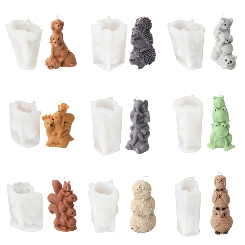 

Stacked Monkey Mold 3D Animal Mould DIY Resin Crafts Cake