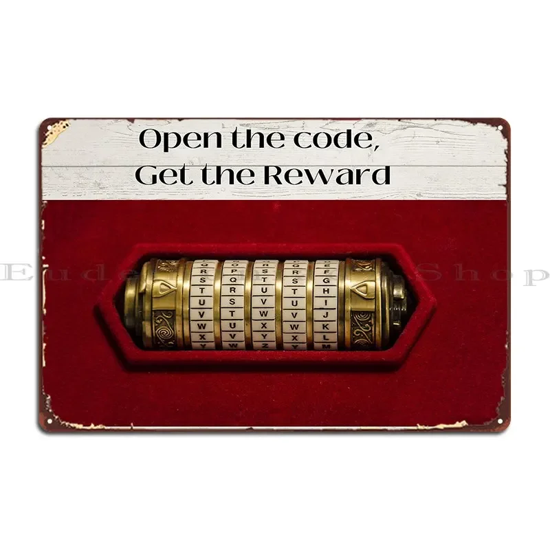 Cryptex Lh Robin Metal Sign Print Wall Mural Printing Bar Custom Tin Sign Poster