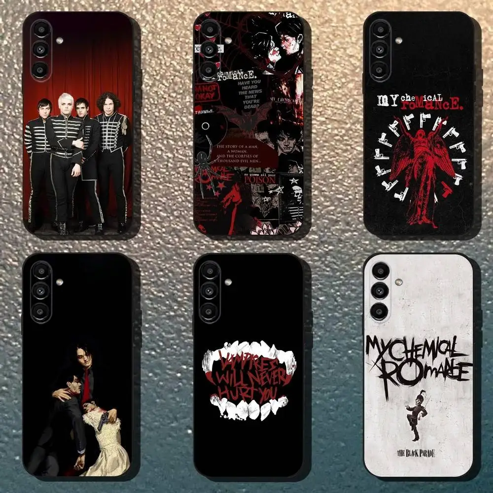 

My C-Chemical Romance MCR Phone Case For Samsung Galaxy A13,A21s,A22,A31,A32,A52,A53,A71,A80,Soft Black Shell
