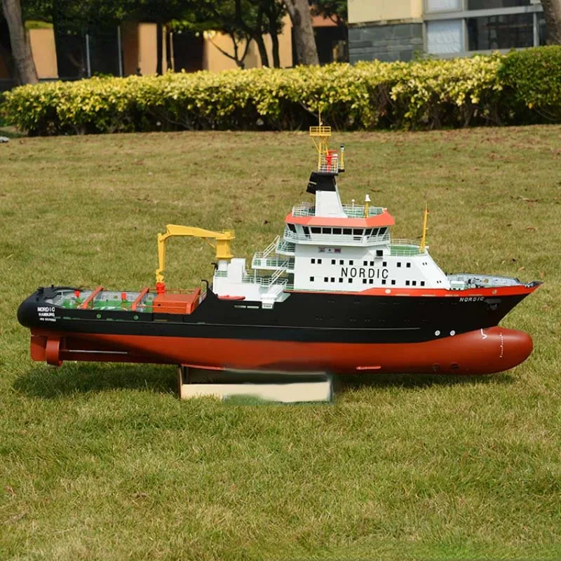 Remote Control Tugboat Model Ship Model Assembly Model Kit DIY Ship Model Kit Simulation German Tugboat NORDIC Ship Model Kit