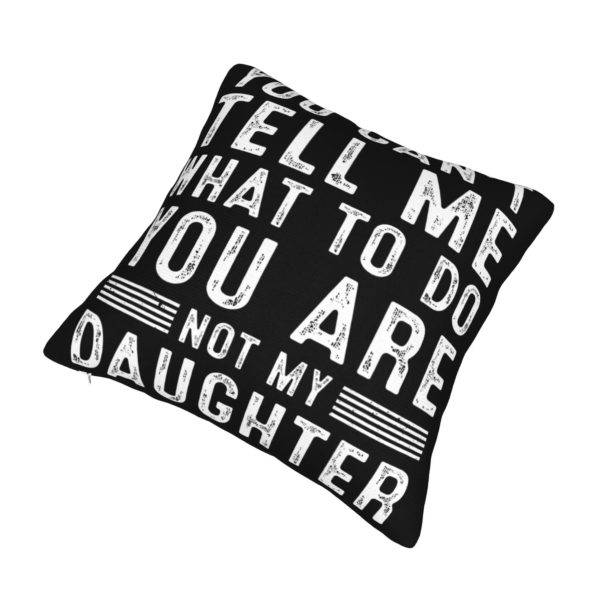 Decorative Pillow Covers Funny Father's Day Dad Gifts Stuff Home  Throw Pillow Case Cover Zippered Multi-Size
