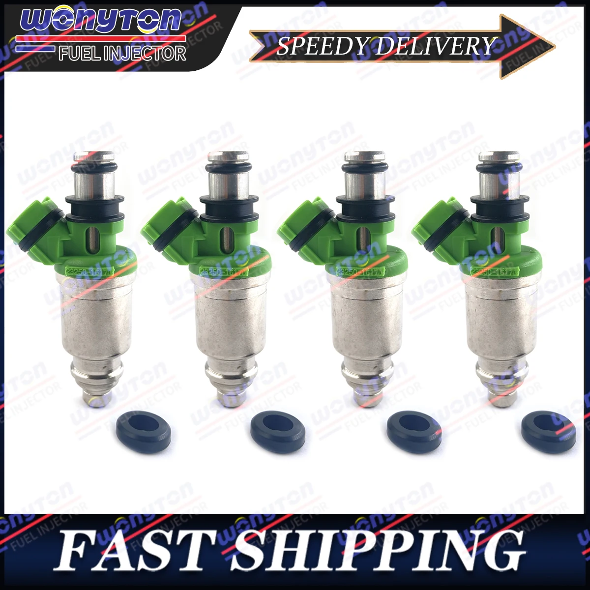 4Pcs Fuel Injectors 23250-16170 Fits For 1996-2001 TOYOTA CORONA 1.6L RHD 4AFE