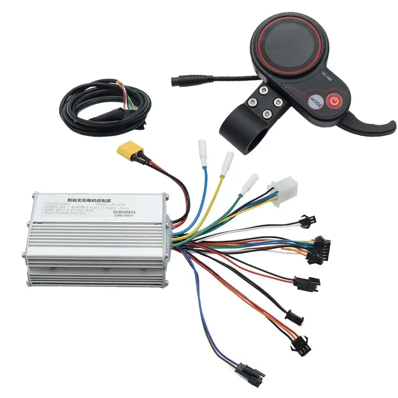 NEW HOT In Stock-48V 25A Electric Scooter Controller Dashboard Kit Accessories With TF-100 Display Scooter For KUGOO Electric