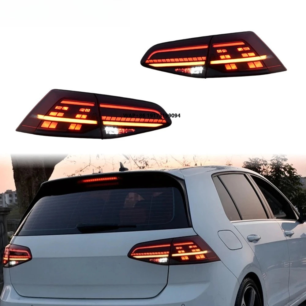 

Golf 7 Taillights 2013-2020 Golf 7.5 LED Car Taillamp Upgrade Rear Back Design LED Rear Lamps Plug and Play for