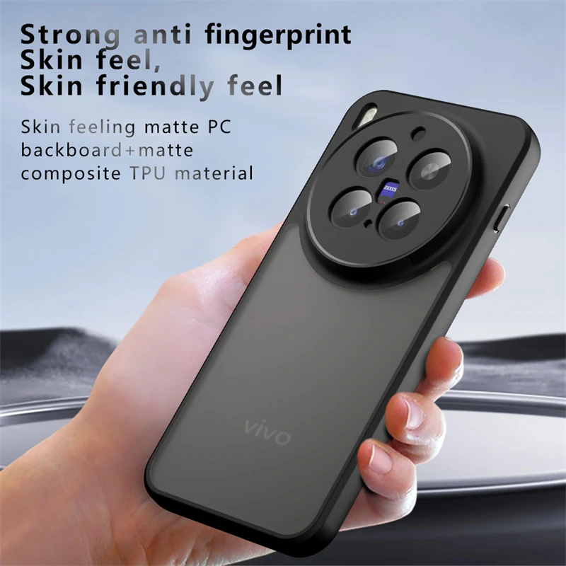 ماتي الجلد يشعر جراب هاتف ل vivo X300 برو حافظة ل vivo X300 برو حافظة مضادة للأكسدة الشيخول فوندا الغطاء الخلفي ل vivo X300 برو