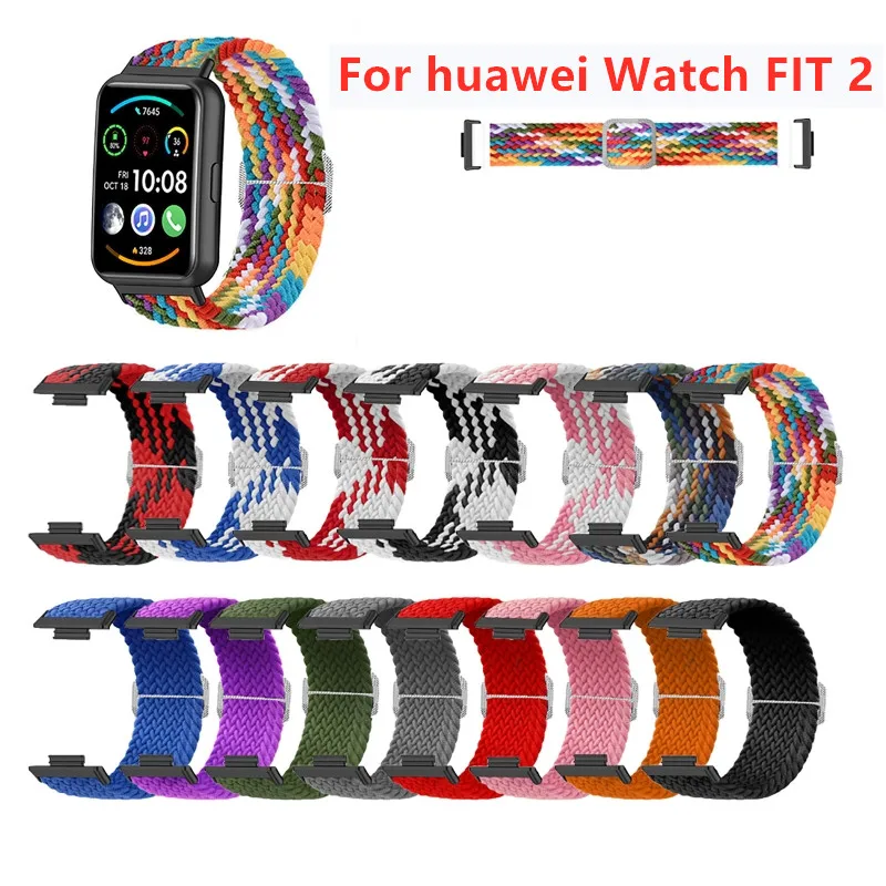 

Ремешок с нейлоновой оплеткой для смарт-часов Huawei Watch FIT 2