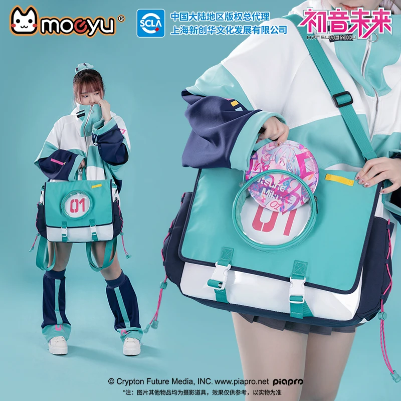 Original Moeyu Women Men Crossbody Shoulder Bag Miku Backpack Vocaloid Cosplay Ita Bag Cute Handbag Anime Bags