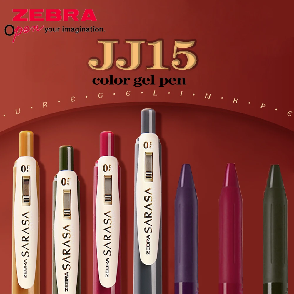 

1PC Japan ZEBRA Gel Pens JJ15 Refill JF-0.5 Retro Press Pen 0.5mm School Acsesories Back To School Kawaii Stationery Unique Pen