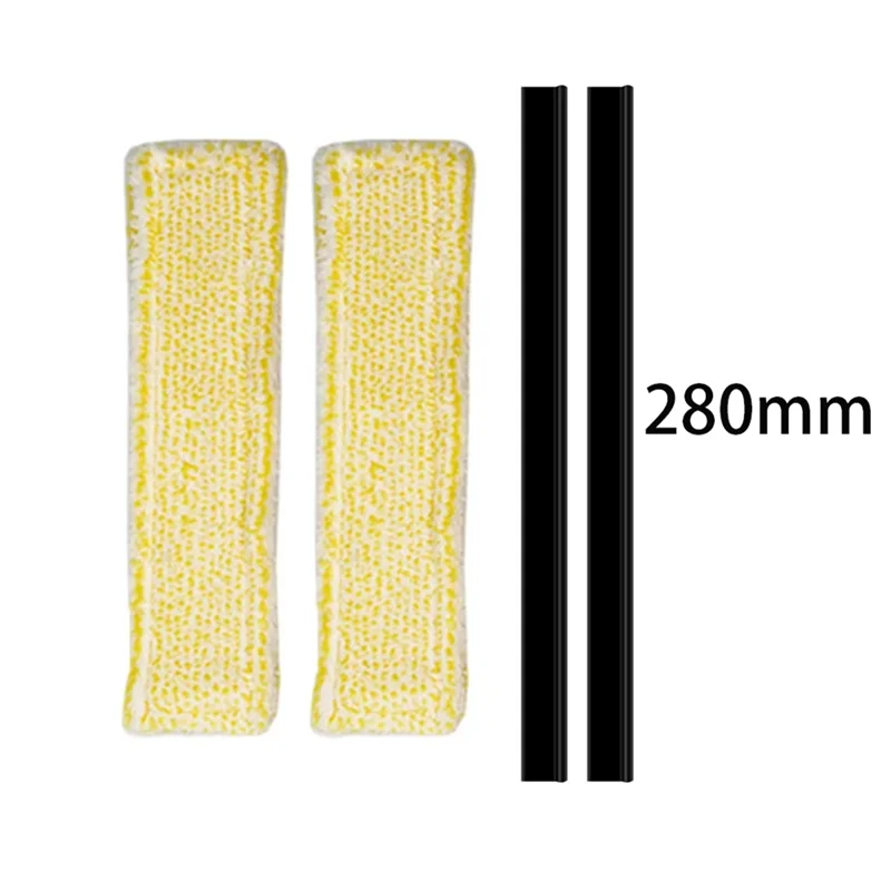

For Karcher WV2 WV5 Window Vacuum Cleaner Mop Cloth Spare Parts Clean Rags Rubber Strip Wipe Window Cleaner-A77G