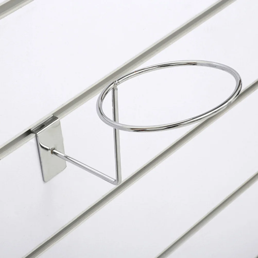 

2Pcs Versatile Stainless Steel Basketballs Holder for Wall Mount Display Rack with Pre-Drilled Holes Shop Office Decor