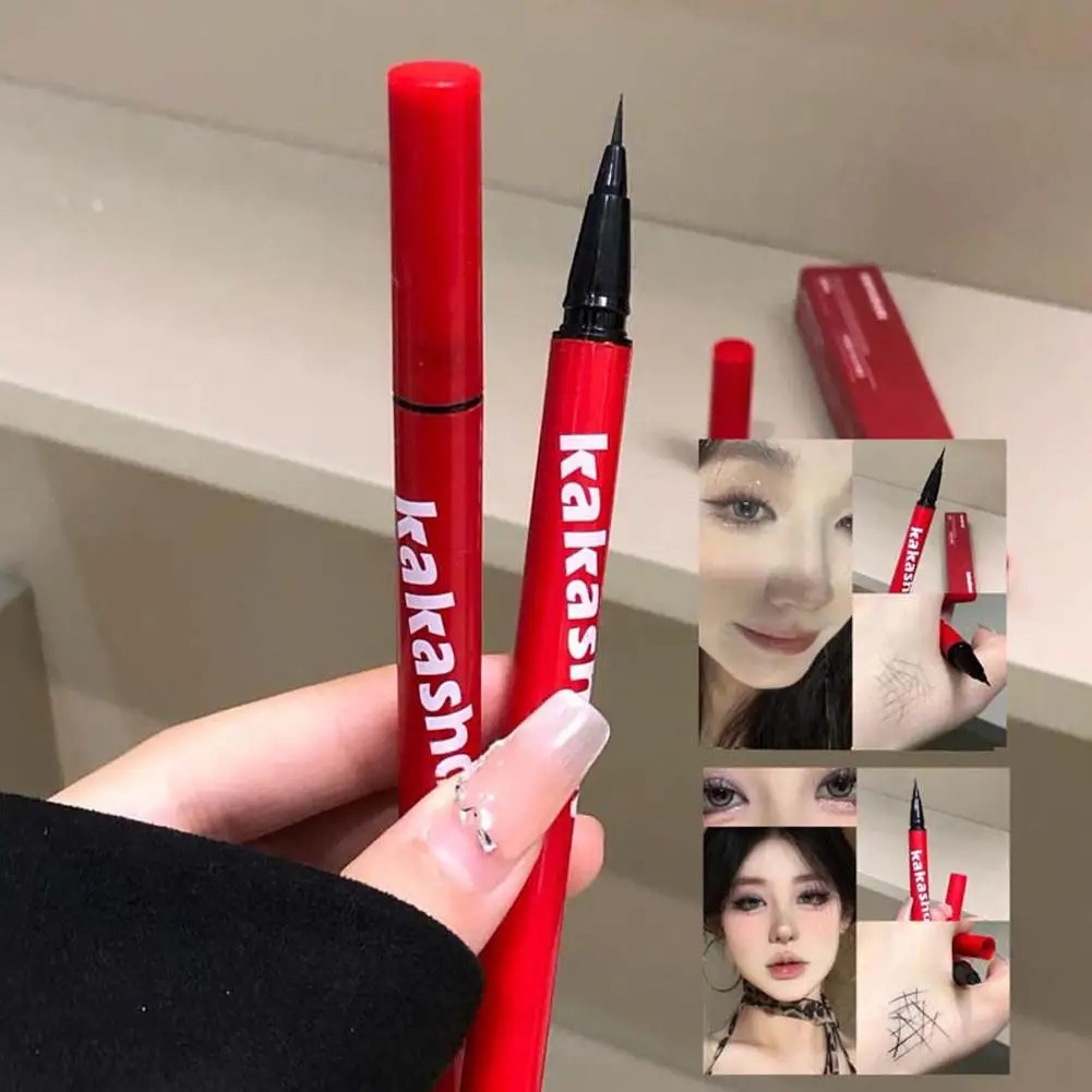 Eyeliner liquide Ultra fin, imperméable, séchage rapide, facile à appliquer, résistant aux débutants, X4G9