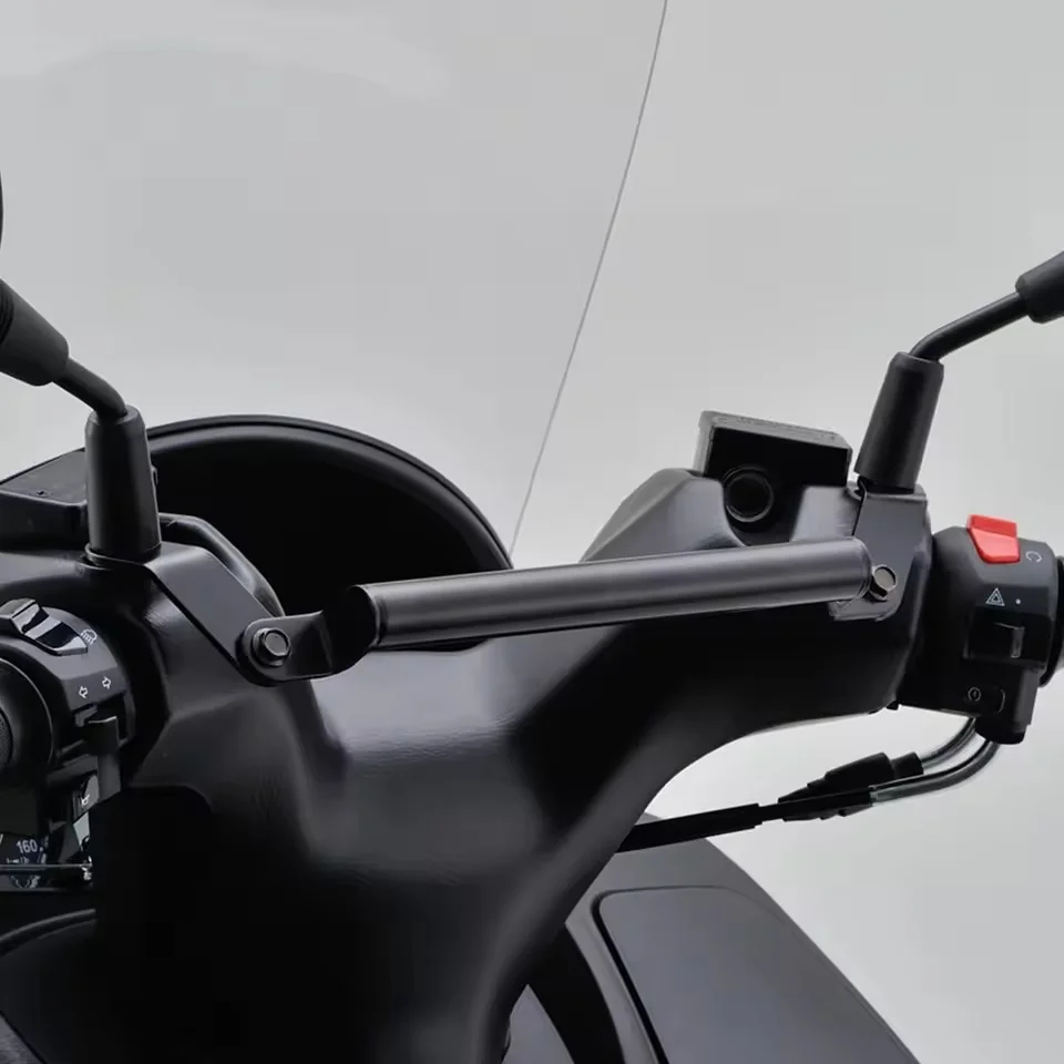Motorcycle cellphone holder Stand Phone support GPS Navigaton Plate Bracket For Bergman 200 Bergman200 [CH41A] (15-21) view 2
