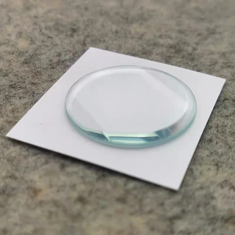 2 Stück Durchmesser 21/30 mm, echt 3A beschichtet, für ORIENT-Uhren, Tri-Prism-Kristallspiegelglaskuppel für optische Komponenten für Herren und Damen