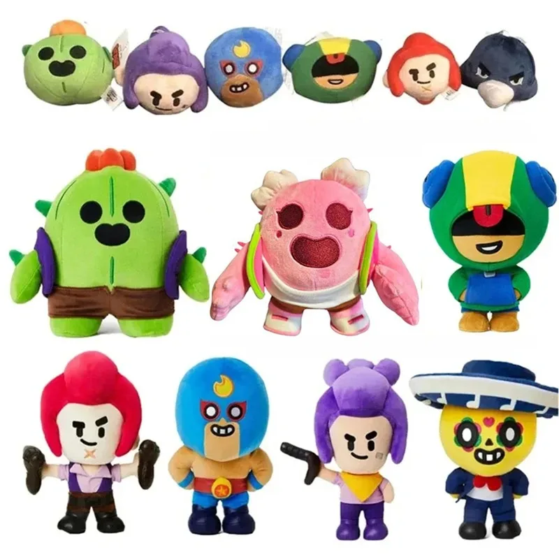 COC 10cm-25cm Cartoon Supercell Spike Plush Toy Cotton Pillow Dolls Cute Game Character s Game Peripherals