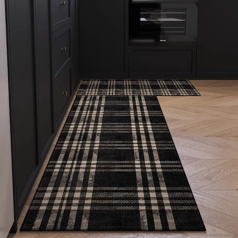 

Усовершенствованный минималистичный кухонный напольный коврик TPR резиновые противоскользящие коврики для ног грязеотталкивающий износостойкий ковер коврик для украшения дома