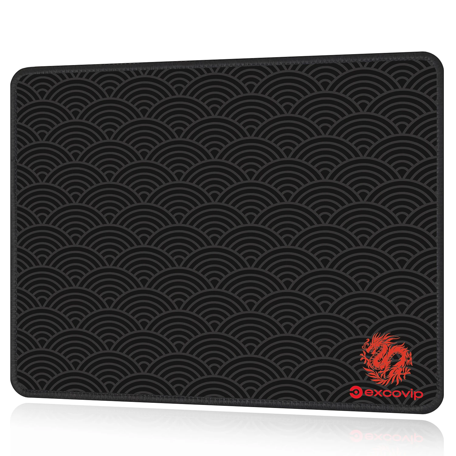 EXCO Gaming Mouse Pad with Stitched Edge Small Office Smooth Mousepad Non-Slip Rubber Base for Computer Laptop Washable Portable