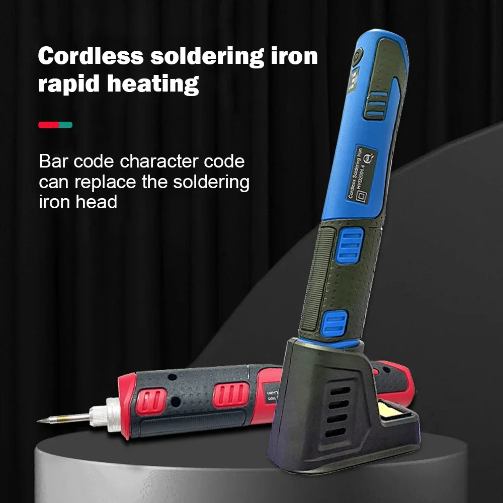 USB Cordless Electric Soldering Iron Portable Welding Pen Lithium Battery Rechargeable Internal Heating Solder Iron Welding Tool