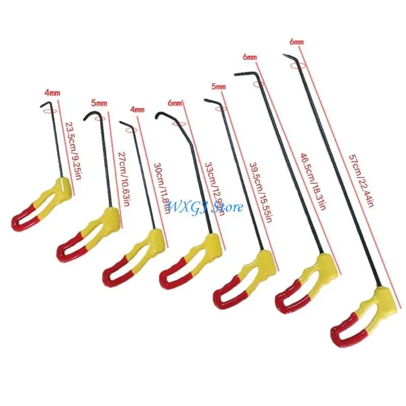 

37JE Dents Removal Tool Door Dents Repair Tool Rotating Handle Dents Repair Hook