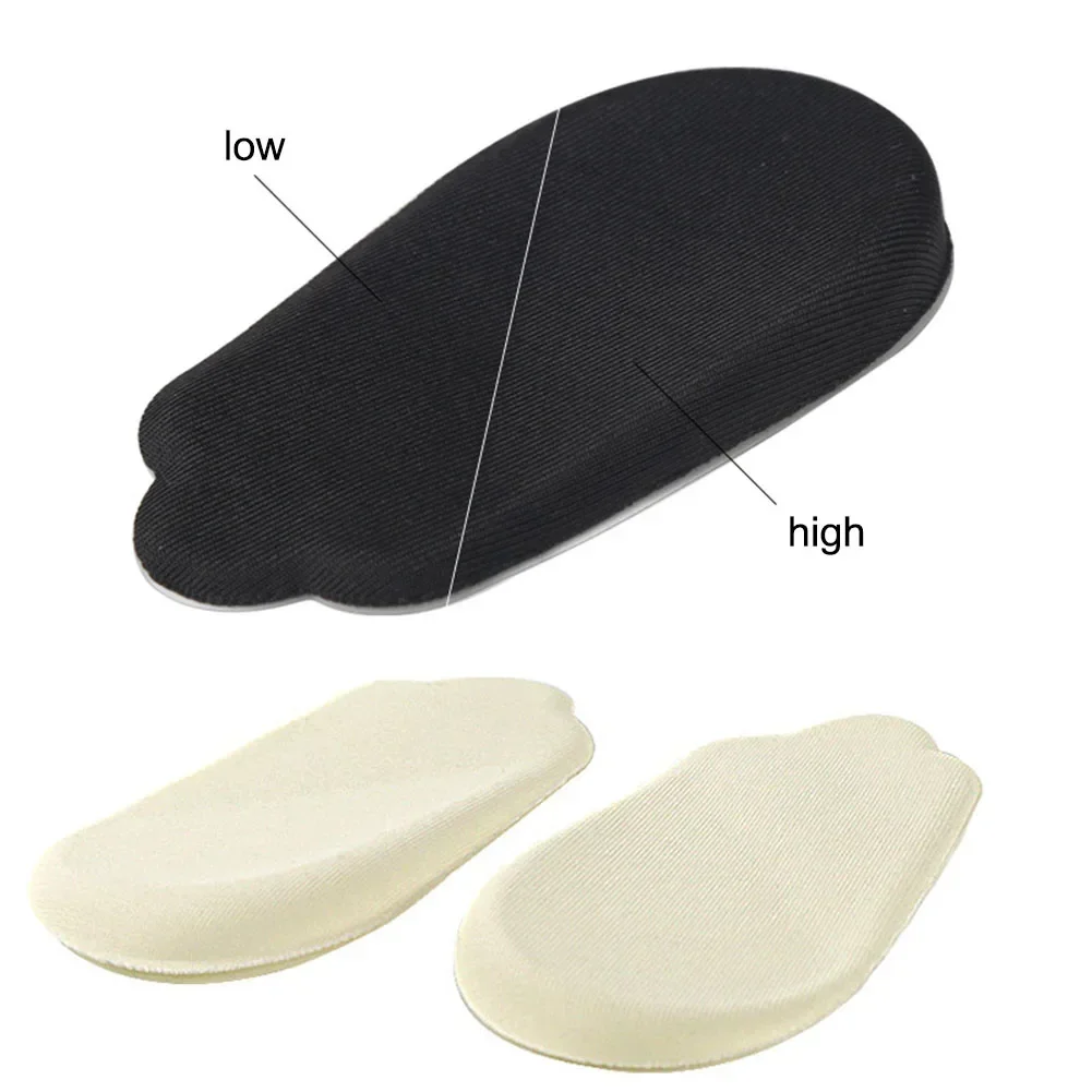 Men'S Women'S Orthopedic Insoles Side Heel Wedge Insoles Heightening Silicone Over-Pronation Relief Heel Spur Pain Shoe Pads