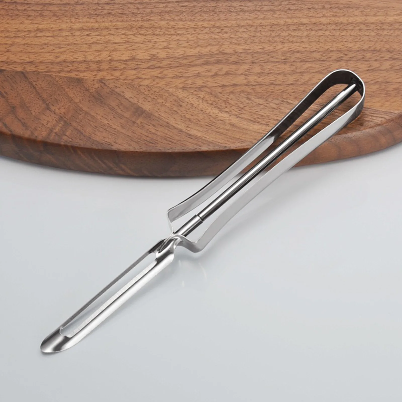 Stainless Steel Vegetable Peeler Kitchen Paring Knife Potato Slicer With Dual Blades And Non Slip Handle For Home Use