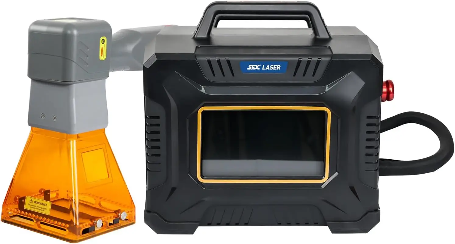 220V Handheld Engraver Laser Engraving Machine for 150×150mm Working Area Portable Fiber Marker Portable Laser Marking Machine