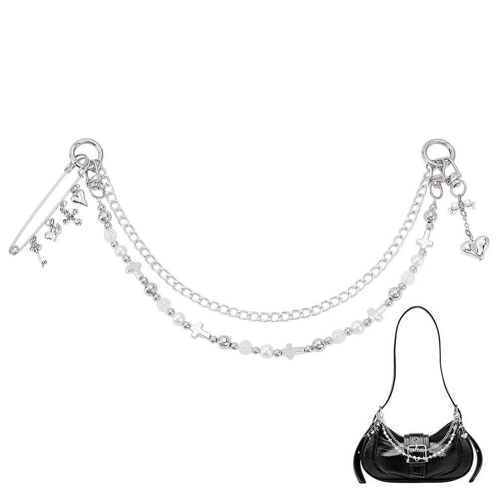 correntes-de-aluminio-com-contas-de-acrilico-correntes-decorativas-de-camada-dupla-para-bolsas-com-fechos-giratorios-de-liga-e-broche-de-ferro-platina