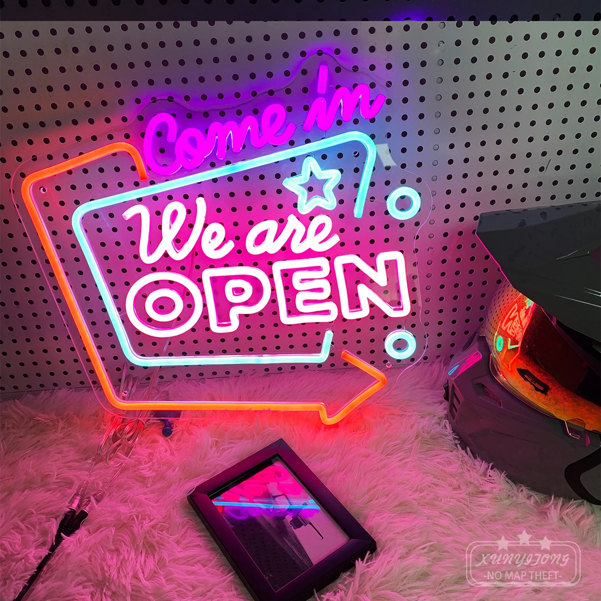 Comeim weane open neon signs apply to shops, bars, restaurants and other signs to make your store more attractive