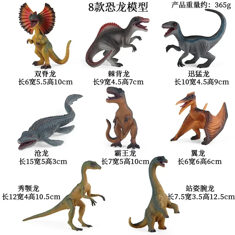 Figurki modeli zwierząt Raptor, zabawki dekoracyjne, Tyranozaur Rex, Smok z szczękami, Canglong, dziki dinozaur jurski, prezenty dla dzieci, zabawki