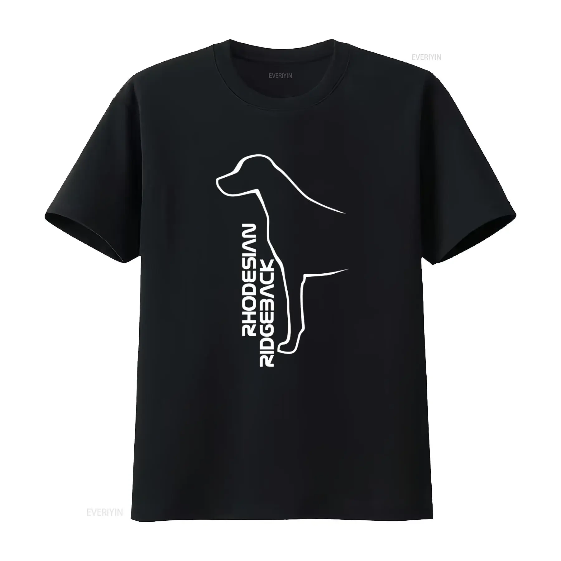 Rhodesian Ridgeback Dog Breed T Shirt Stylish Design for Lovers vintage Washed homme Casual graphic Comfortable Unisex